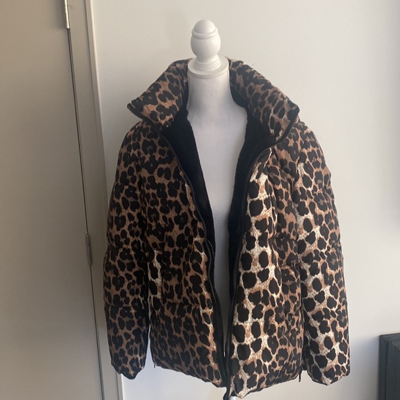Apparis Leopard print puffer jacket, size Large. NWOT. Price firm. - Picture 5 of 8
